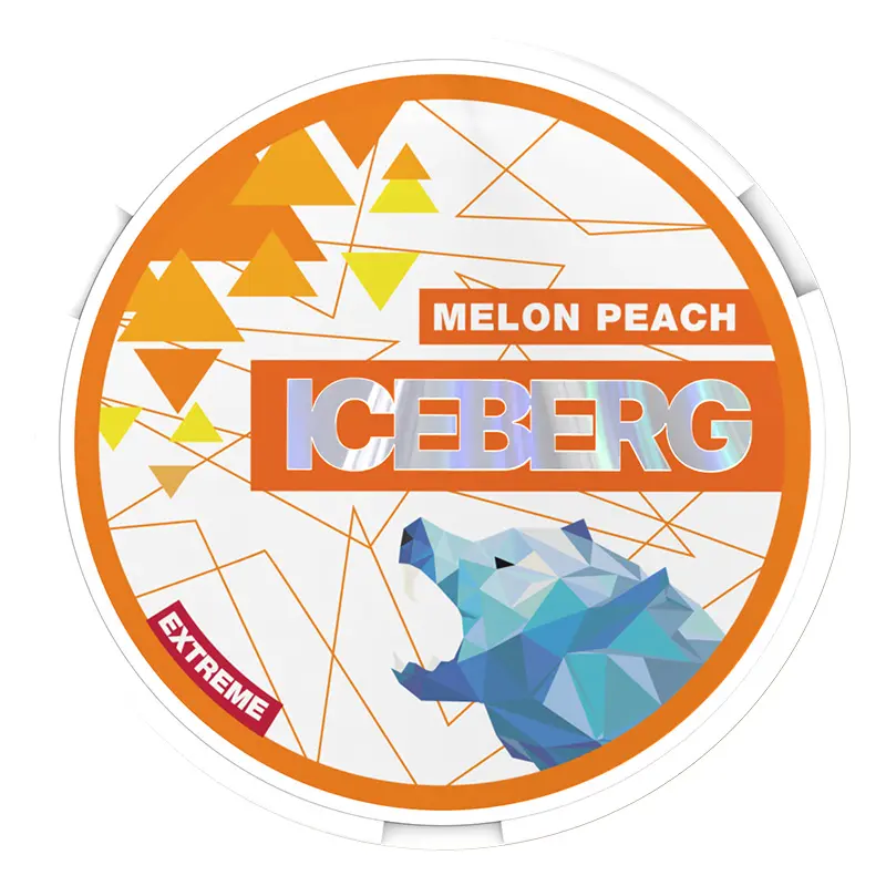  Melon Peach Extreme Nicotine Pouches by Ice Berg 50mg/g 